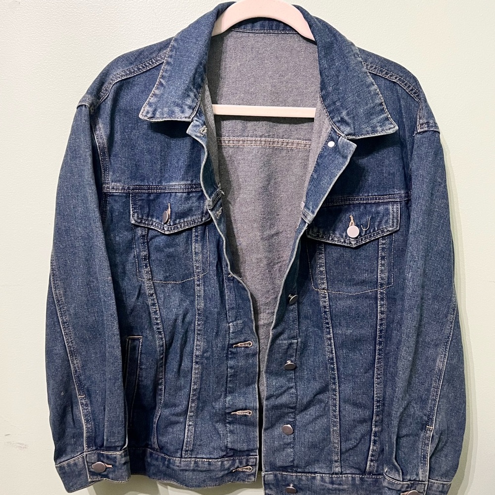 Classic Oversized Denim Jacket for Women